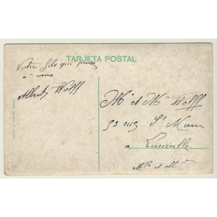 Tanger: Jeune Esclave Arabe / Semi Nude - Ethnic (Vintage PC Arévalo)