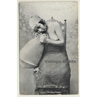 Mashrek: Jeune Fille Egyptienne / Semi Nude - Ethnic (Vintage PC)