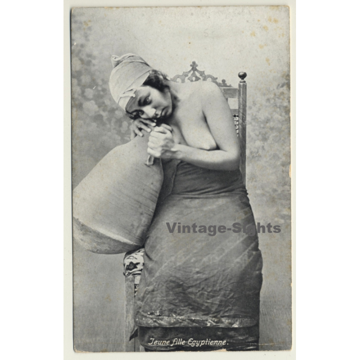 Mashrek: Jeune Fille Egyptienne / Semi Nude - Ethnic (Vintage PC)