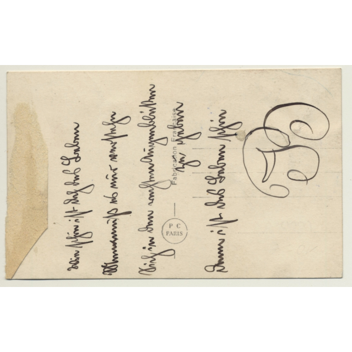 P.C. Paris: Charleston Dancer In Lingerie / Risqué (Vintage RPPC ~1920s)