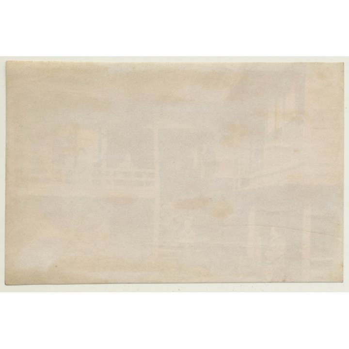 Japan: Geishas Outside Minka / Meiji Period (Vintage Hand Tinted Photo ~1890s)