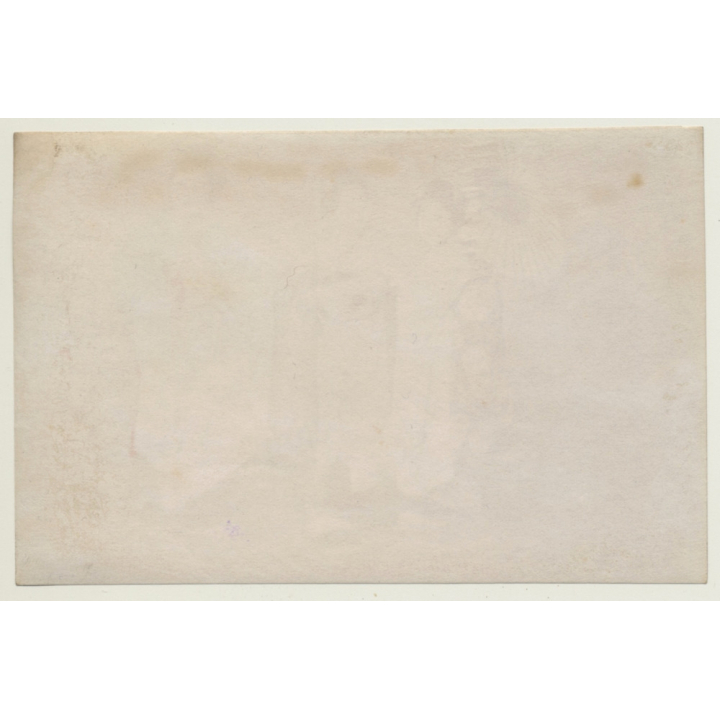 Japan: 3 Geishas In Kimonos / Wagasa - Meiji Period (Vintage Hand Tinted Photo ~1890s)