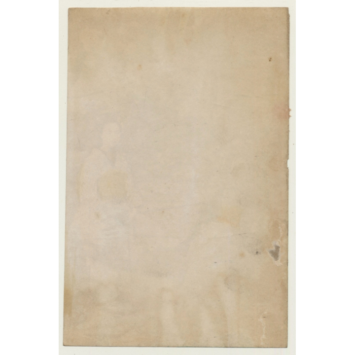 Japan: 2 Geishas - Wagasa - Sakura / Meiji Era (Vintage Hand Tinted Photo ~1890s)