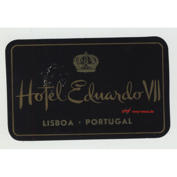 Hotel Eduardo VII - Lisboa / Portugal (Vintage Luggage Label)