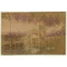 Japan: Kameido Tenjin Shrine - Wisteria / Meiji Era (Vintage Hand Tinted Photo ~1890s)