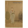 Japan: Geishas - Kimono - Geta / Meiji Era (Vintage Hand Tinted Photo ~1890s)