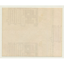 Rotterdam / Netherlands: Rijnhotel (Vintage Self Adhesive Luggage Label / Sticker)