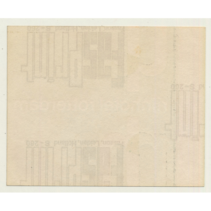 Rotterdam / Netherlands: Rijnhotel (Vintage Self Adhesive Luggage Label / Sticker)