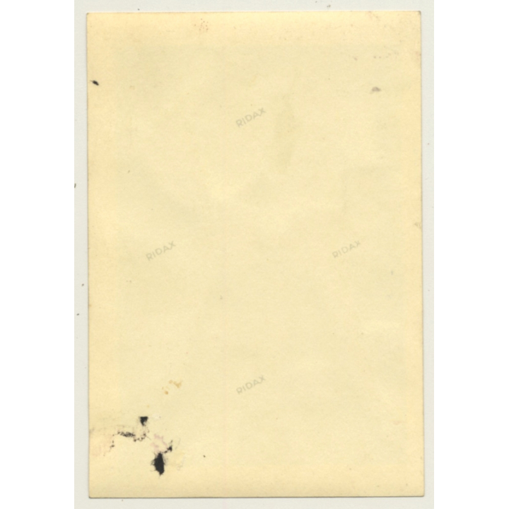 Master & 2 Nude Mistresses *8 / Biederer? - Hand Tinted - BDSM (Vintage Photo ~1930s)