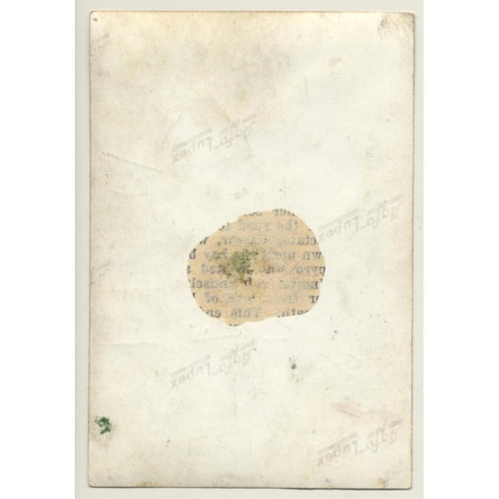 Nude Mistress In Dungeon *2 / Hand Tinted - BDSM Fantasy (Vintage Photo ~1930s)