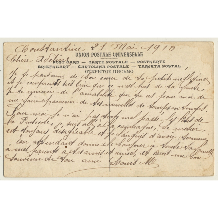 Maghreb: Famille Mauresque / Berber - Ethno (Vintage PC LL. 1910)