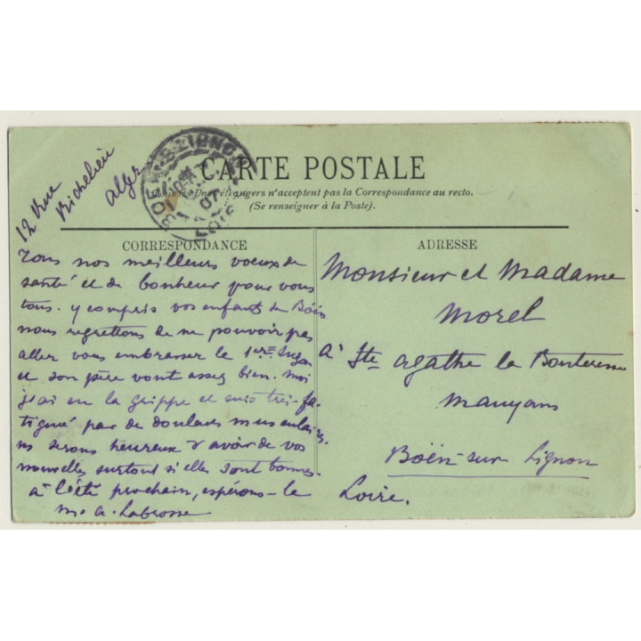 Scènes Et Types: Arabes Du Sud / Ethno (Vintage PC LL. 1912)