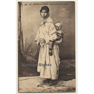 Scènes Et Types: Mauresque Et Son Enfant / Ethno (Vintage PC ~1910s/1920s)