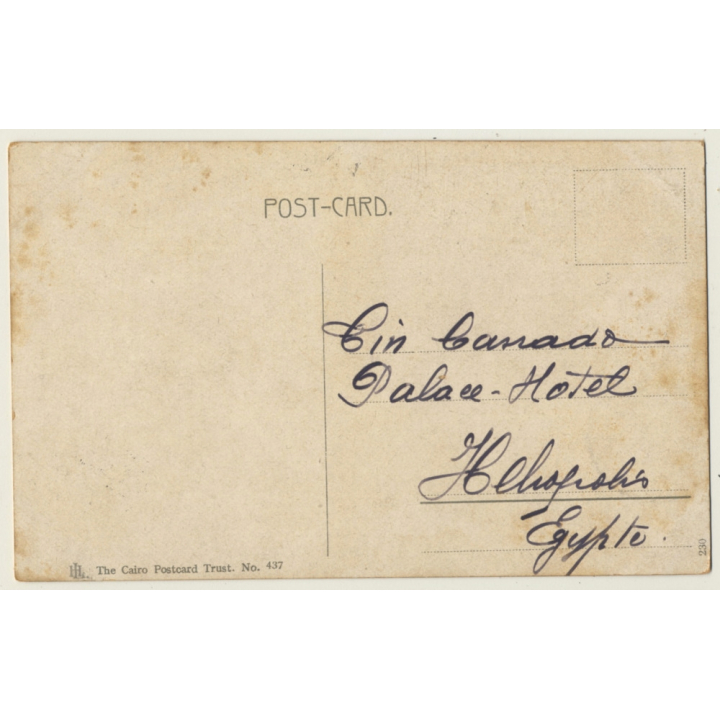 Type Of A Young Sudanese Girl / Hairstyle - Ethno (Vintage PC ~1910s)