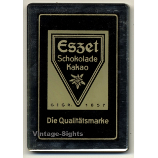 Eszet Schokolade Kakao (Vintage Advertisement Pocket Mirror ~1920s/1930s)