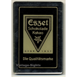 Eszet Schokolade Kakao (Vintage Advertisement Pocket Mirror ~1920s/1930s)