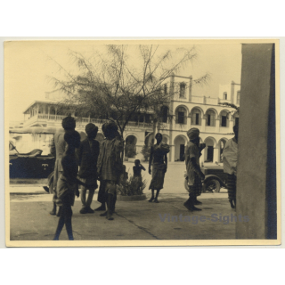 Ceylon / Sri Lanka: Street Scene - Pathans / Ethno (Vintage Photo ~1920s/1930s)