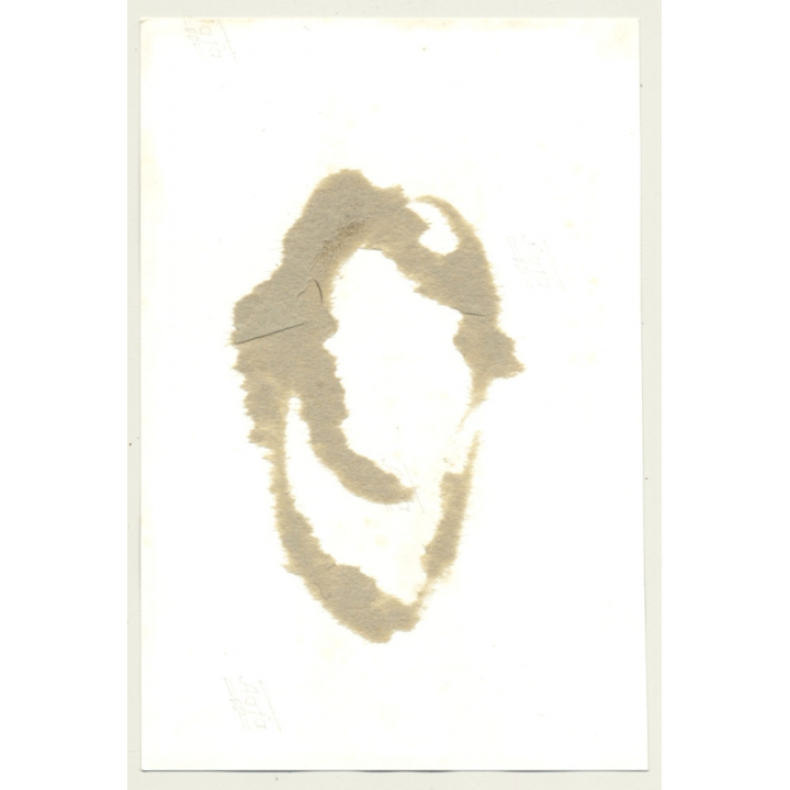 Pretty Blonde Semi Nude On Wagon Wheel *2 / Ball & Chain - BDSM (Vintage Photo GDR ~ 1960s)