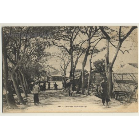 Vietnam: Un Coin De Cholon / Street View (Vintage PC ~1900s)