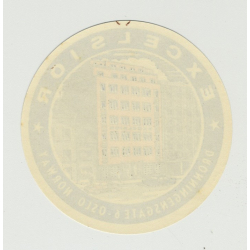 Hotel Excelsior - Oslo / Norway (Vintage Luggage Label)