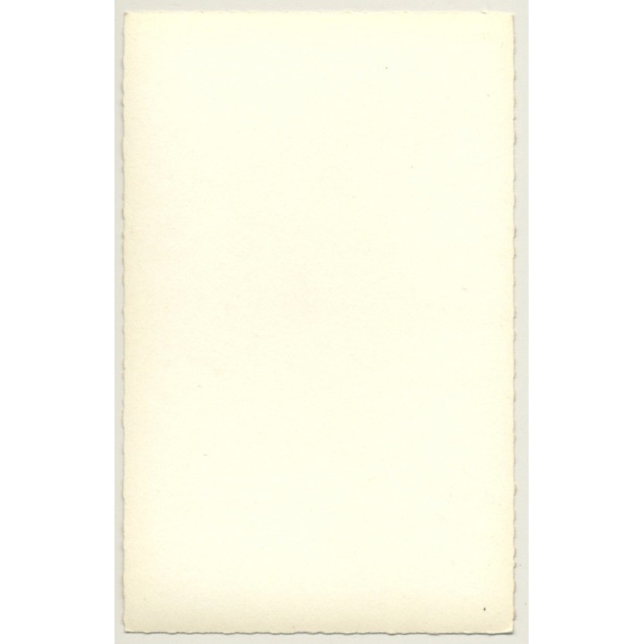 Rear View: Racy Nude With Apron / Stockings - Pin-Up (Vintage RPPC ~1950s)