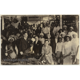 Maison J. Tirou-Diricq In Louisville USA / Belgian Tobacco Co (Vintage RPPC 1921)