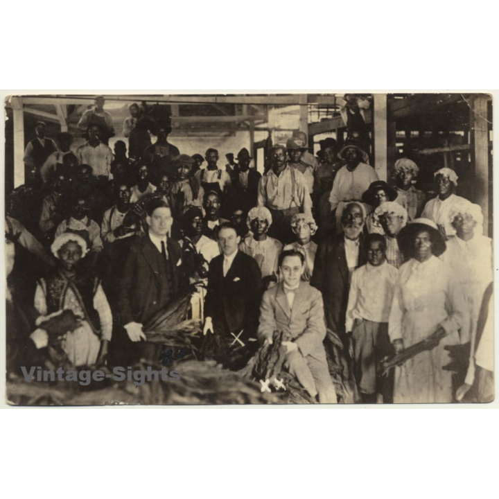 Maison J. Tirou-Diricq In Louisville USA / Belgian Tobacco Co (Vintage RPPC 1921)