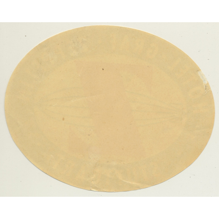 Stuttgart / Germany: Hotel Graf Zeppelin (Vintage Luggage Label ~ 40s/50s)