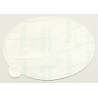 Hamburg / Germany: Atlantic Hotel Kempinski (Vintage Self Adhesive Luggage Label / Sticker)