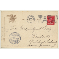 Hoboken N.J. / USA: Docking A Liner - Port (Vintage PC 1906)