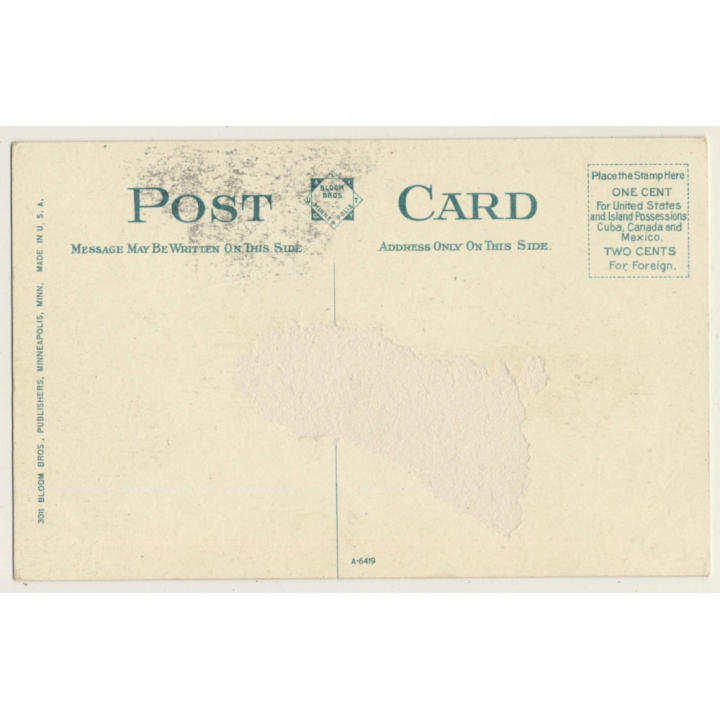 Bismarck, N. Dak. / USA: Pres. Roosevelt Cabin - Capitol Grounds (Vintage Postcard)