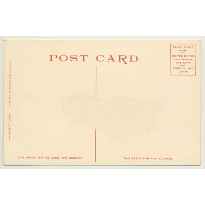 Albuquerque N.M. / USA: Elle Of Oanado - President's Blanket - Indian Building (Vintage PC)