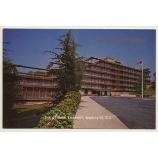 Washington D.C. / USA: The German Embassy (Vintage Postcard)