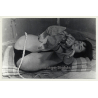Petite Brunette Tied On Floor / BDSM - Rope Bondage (2nd Gen. Photo GDR ~1960s)