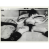 Slim Topless Woman Tied On Bed / Boots - Panties / BDSM (2nd Gen. Photo ~1960s)