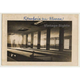 Alverca / Portugal: Car Body Press Shop / Estamparia Coches (2nd Gen. Photo ~1930s)