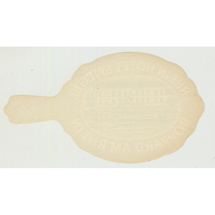 Rhein-Hotel Spiegel - Boppard Am Rhein / Germany (Vintage Luggage Label)