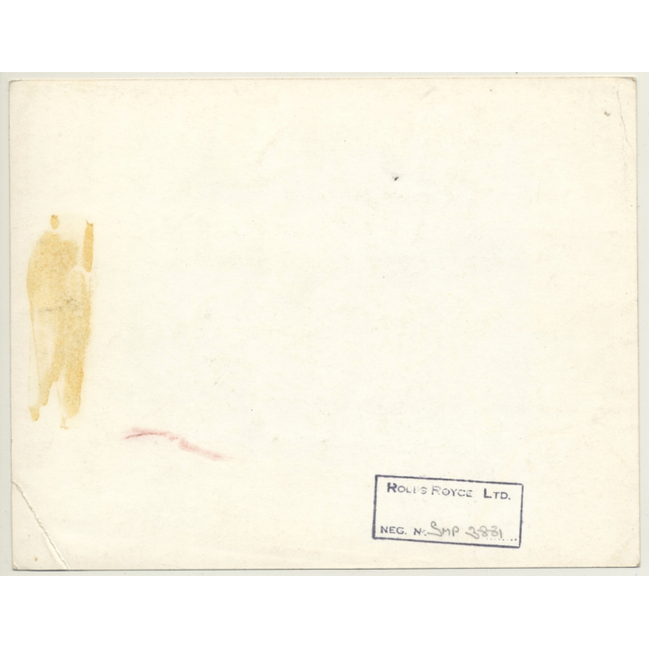 Aviation: Rolls Royce Jet Engine (Vintage Press Photo ~1960s/1970s)