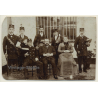 Bruxelles: Group Of Postmen / Groupe De Facteurs De Poste (Vintage Photo ~1900s/1910s)