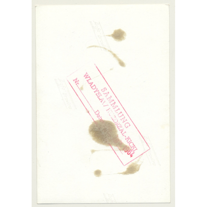 Brunette Semi Nude Tied On Back / Rope Bondage - BDSM (2nd Gen. Photo GDR 1964)