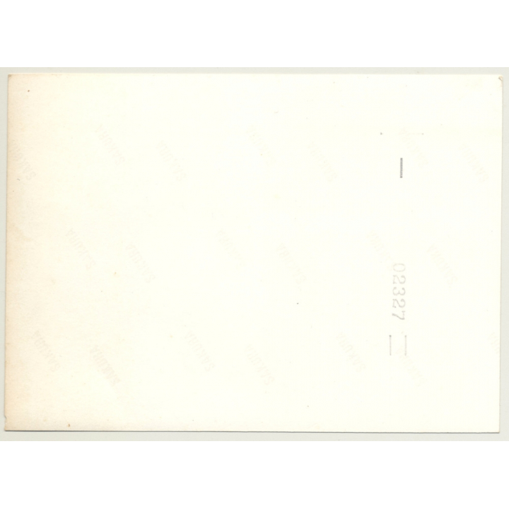 JAL Japan Air Lines Crew*2 - Boeing 747 / Tokyo International Airport (Vintage Photo ~1970s)