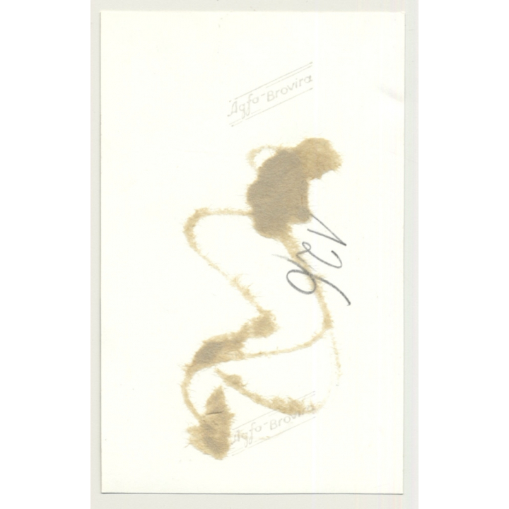 Darkhaired Semi Nude Tied On Back / Tan Lines - BDSM (2nd Gen. Photo GDR ~1960s)