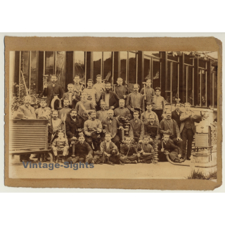 Belgium: Staff Of Plumbery / Plomberie - Kids - Tools - Flaschner (Vintage Photo ~1900s)