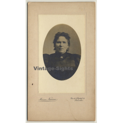 Maison Narcisse: Portrait Of Unidentified Woman*2 (Vintage Cabinet Card ~1900s/1910s)