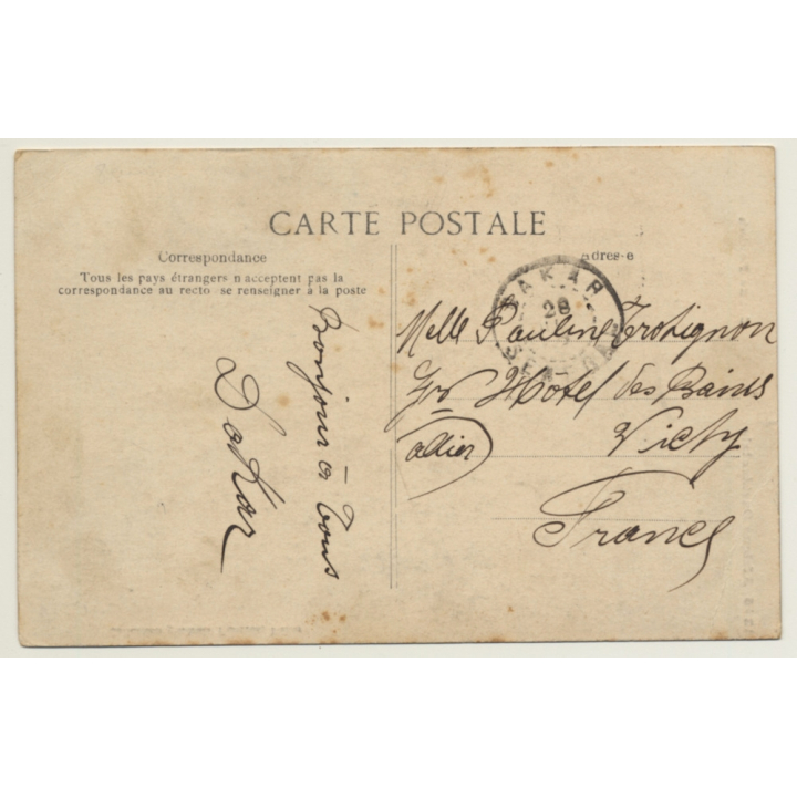 Collection Fortier: Jeune Foulah *2 / Semi Nude - Ethnic (Vintage PC ~ 1910s)