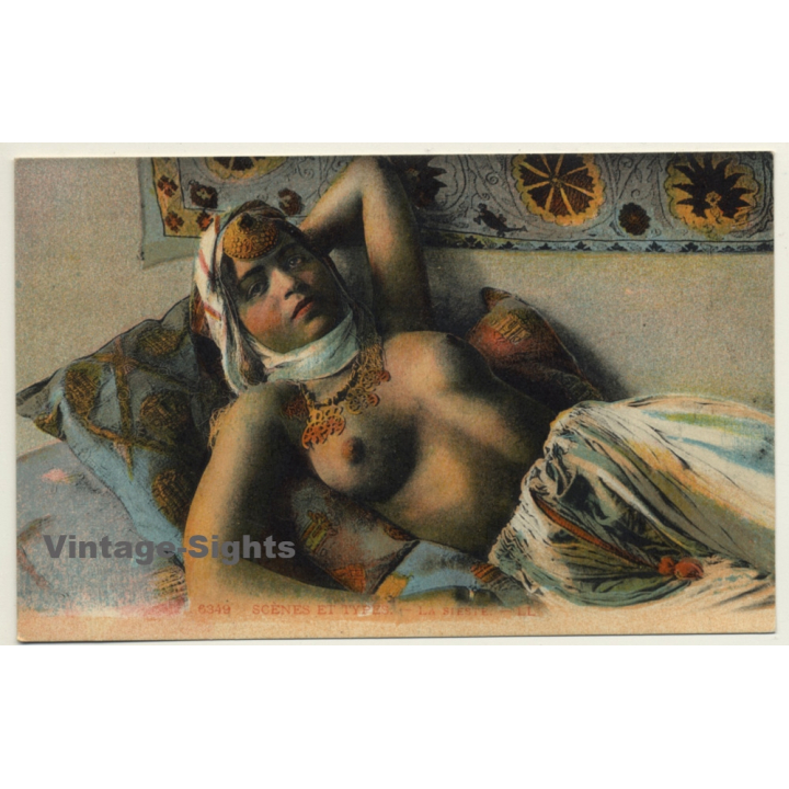 Levy & Fils - Scènes Et Types: La Siesta / Semi Nude - Ethnic (Vintage PC ~1900s/1910s)