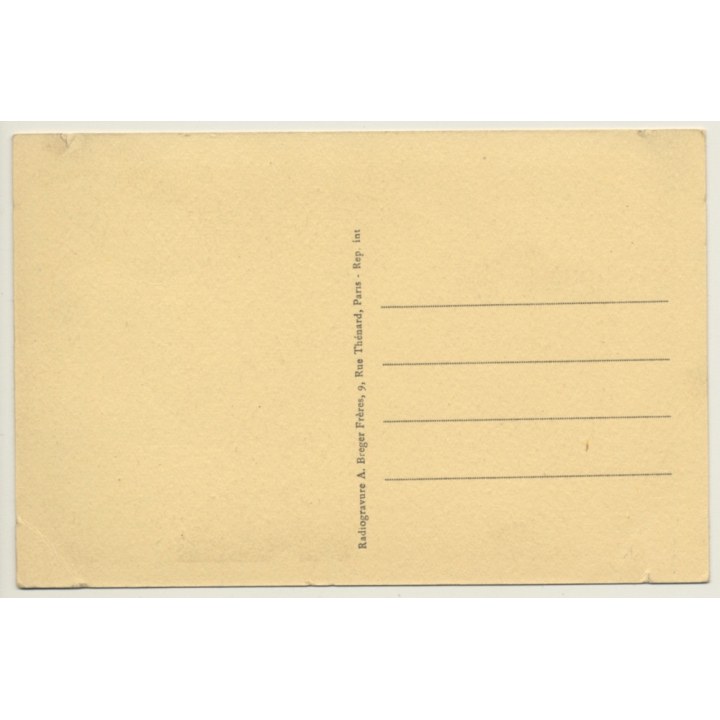 Maghreb: Femme Tunisienne Assise / Semi Nude - Ethnic (Vintage PC ~1920s/1930s)