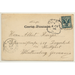 Tunisia: Mendiante Bédouine / Female Begger (Vintage RPPC Hand Tinted Ethnic 1904)