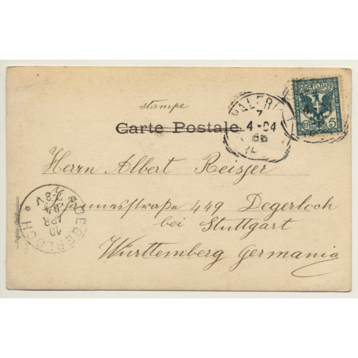 Tunisia: Mendiante Bédouine / Female Begger (Vintage RPPC Hand Tinted Ethnic 1904)