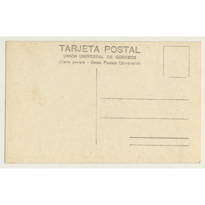 Tetuan / Morocco: Barrio Moro - Street Scene - Burqa (Vintage RPPC ~1930s)